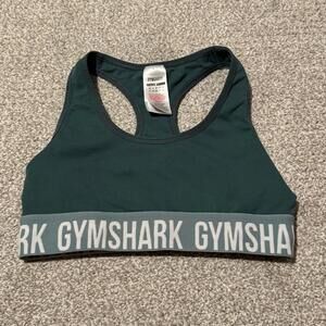 Gymshark Women's Sports Bra - Green Size S